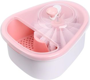 Fruit Cleaner Device, Fruit And Vegetable Washing Machine With Lid, Fruit Washer Spinner With Brush, Portable Fruit Scrubber, 720 Degree Scrubbing Fru