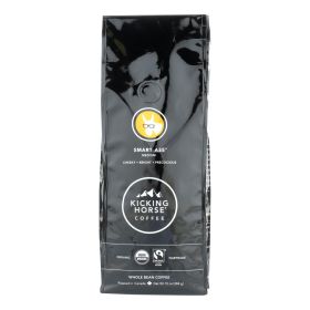 Kicking Horse Coffee - Whole Bean - Smart Ass - Case Of 6 - 10 Oz.