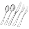 20 Piece Silverware Set, Premium Silverware Mirror Polished Cutlery Set, Stainless Steel Flatware Sets Service for 4, Spoons Forks Knifes Utensils, Ta