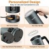 Frother for Coffee, Milk Frother, 4 IN 1 Automatic Hot and Cold Foam Maker, BIZEWO Stainless Steel Milk Steamer for Latte, Cappuccinos, Macchiato, Hot