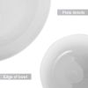 Miibox White Dinnerware Set, 20-Piece Service For 4, with Dinner Plates, Salad Plate, Bowls, Mugs and Teaspoons, Porcelain Durable for Christmas, Hall