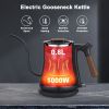 Gooseneck Electric Kettle, Pour Over Coffee Kettle & Tea Kettle, 100% Stainless Steel Inner With Leak Proof Design, 1000w Rapid Heating, Auto Shutoff