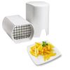 1pc Potato Fries 44 Grid Cut Potato Quick Stainless Steel French Cut French Fries Kitchen Utensils; White