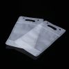 30pcs Reusable Juice Bags; Clear Drink Pouches Bags; 500ml/16.9oz; Disposable Plastic Zipper Juice Bags; Smoothie Drinks Container Bags