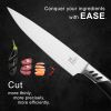 CHUSHIJI Knife set 16 Knife holder set Kitchen knife set Stainless steel knife set with blocks - Knife set Sharpening knife holder set Kitchen scissor