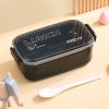 Lunch Box Microwavable Bento Box Food Container Dinnerware Lunchbox For Kids Student Office Sealed Leak-proof Portable Boxes