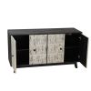 59.84" 4 Doors Vintage Sideboard ,Freestanding Sideboard Storage Cabinet Entryway Floor Cabinet for Living Room Office Bedroom