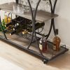 Kitchen Cart 3-Drawer Removable Storage Rack Trolley Cart with Rolling Wheels