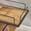 Kitchen Cart 3-Drawer Removable Storage Rack Trolley Cart with Rolling Wheels